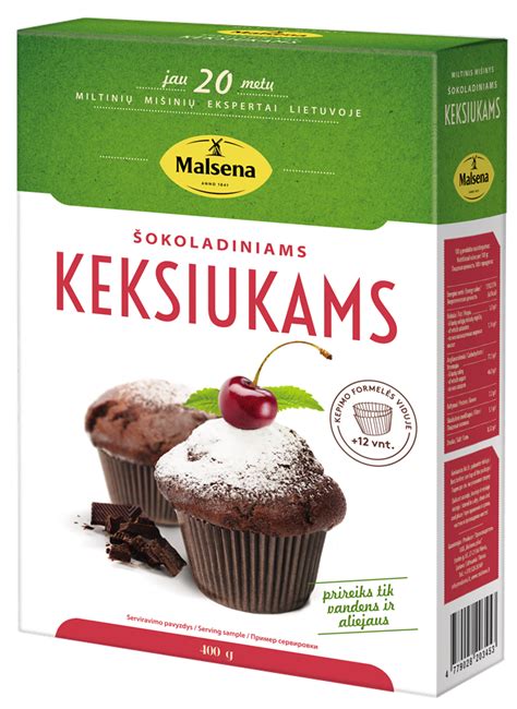 Ingredientai šokoladiniams keksiukams