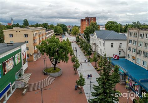 Šiaulių miesto panorama ir bulvaras