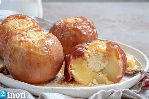 Orkaitėje kepti obuoliai su įdaru