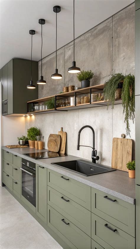 „Olive Kitchen“ interjero detalė su alyvmedžiu