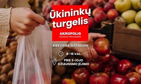 ūkininkų turgelis mieste