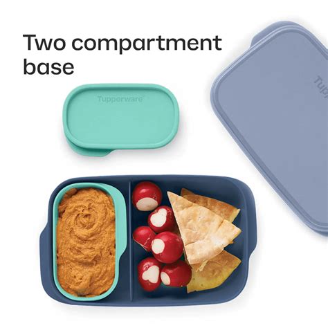 Infografika su Tupperware pietų dėžučių privalumų palyginimu
