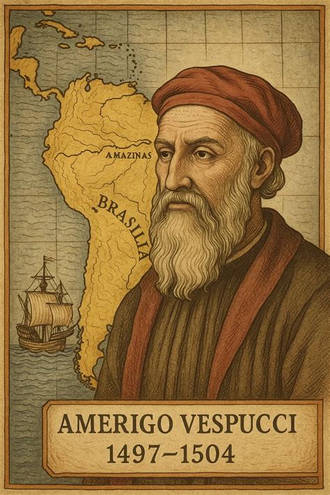 Amerigo Vespucci portretas