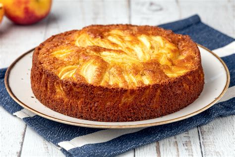 Itališko obuolių pyrago „Torta di Mele“ pjūvis