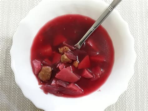 Kepintos daržovės burokėlių sriubai