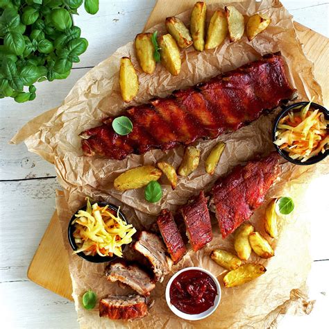 BBQ šonkauliukai ant grotelių