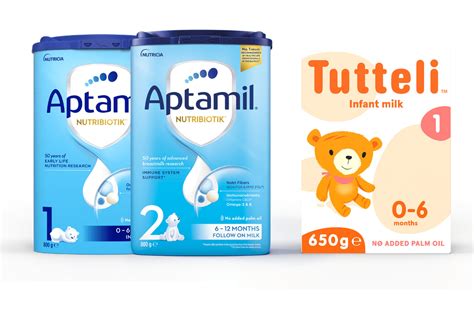 įvairūs pieno mišinių tipai