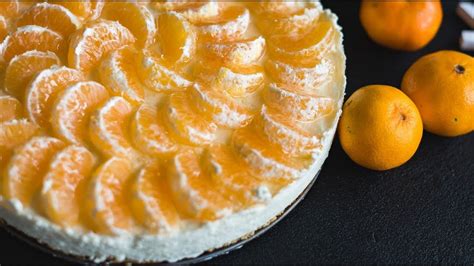 Varškės tortas su mandarinais