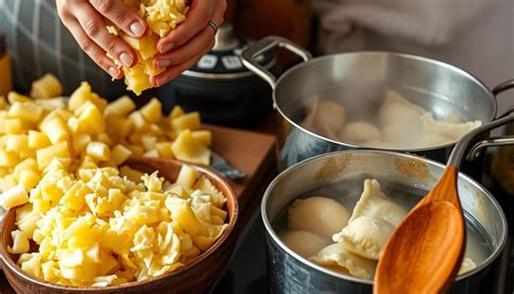 Grybų sultinio virimo procesas