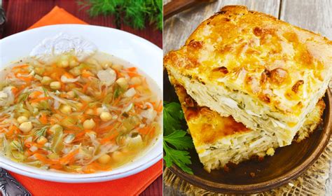 Įvairūs kopūstų patiekalai