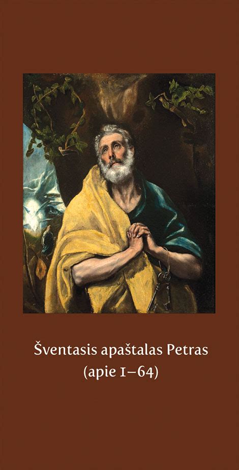 Apaštalas Petras su raktais, simbolizuojančiais Dangaus Karalystės vartus