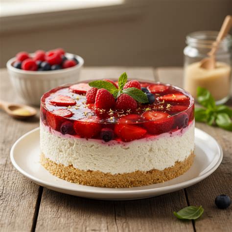 Gaivus tortas „Pančo“ su įvairiomis uogomis ir vaisiais