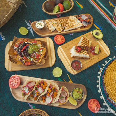 Meksikietiško maisto ingredientų pavyzdys