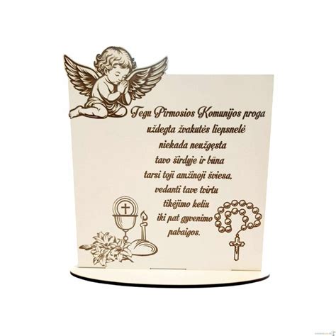 Personalizuotos ir religinės dovanos Pirmosios Komunijos proga