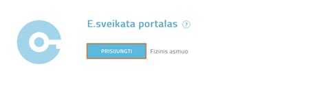 Prisijungimo prie e.sveikata būdai