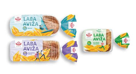 „Laba Aviža“ pakuotės dizaino pavyzdžiai