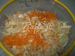 Kopūstų salotos su majonezu ir česnaku