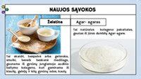 Želatinos panaudojimas konditerijoje