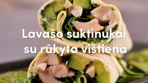 Lavašo suktinukai su vištiena