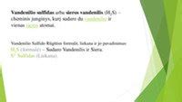 Vandenilio sulfido molekulė ir jo savybės
