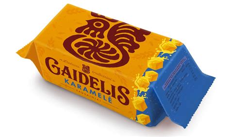 Sausainių „Gaidelis“ pakuotės evoliucija