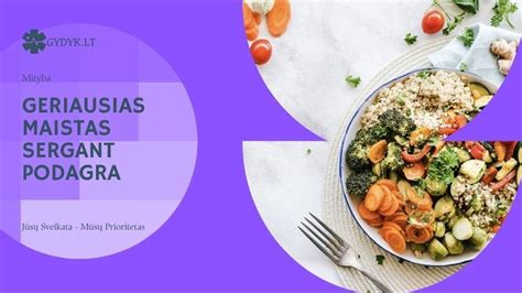 Maisto produktų, kuriuos rekomenduojama vartoti sergant podagra, sąrašas