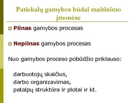 Mokymų patalpa ir tortų gamybos procesas