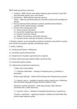 Procesas tortų pristatymo