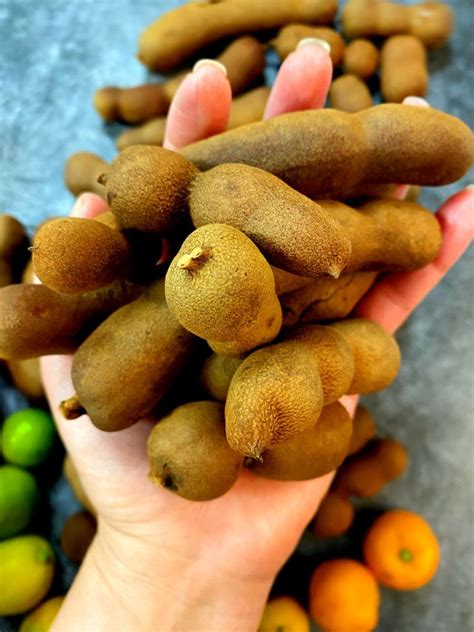 Tamarindo ankštys ir minkštimas