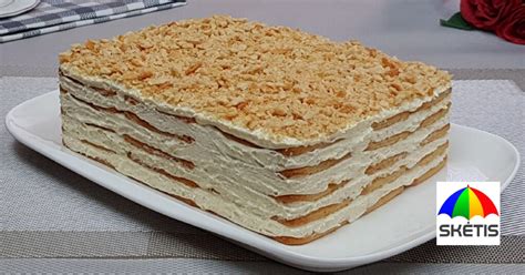 Napoleono tortas supaprastintas receptas