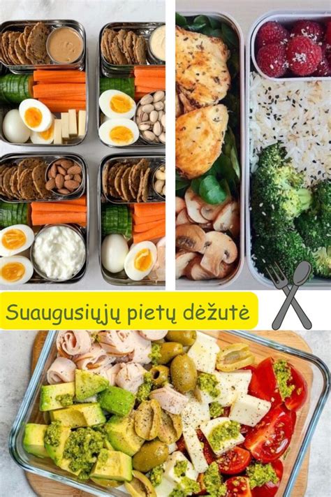 Pavyzdys, kaip iš paruoštų ingredientų sukurti pietų dėžutę