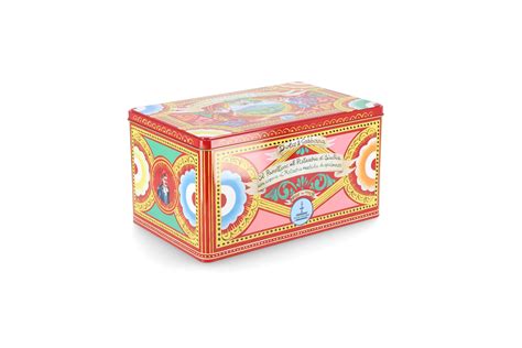Dekoratyvinė metalinė dėžutė panettone pyragui
