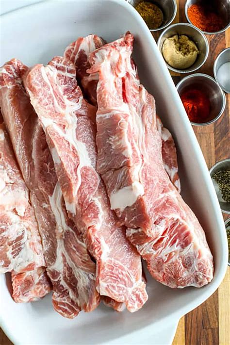 Kiaulienos šonkauliukų marinavimas