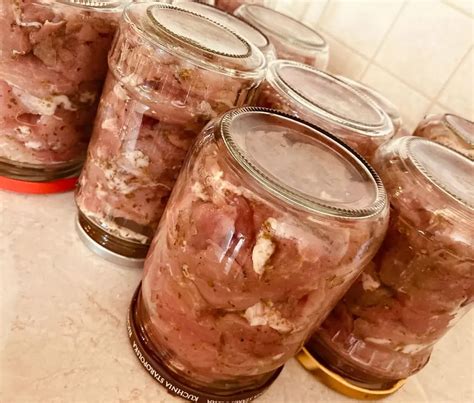 Mėsos konservavimas orkaitėje stiklainiuose