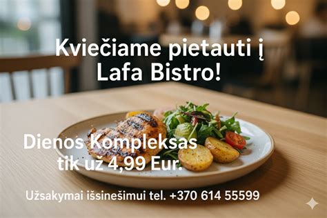 Dienos pietų pristatymas į biurą Vilniuje