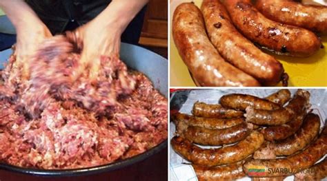 Dešrų žarnų valymas ir paruošimas