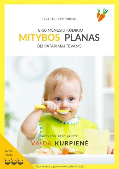 8 mėnesių kūdikio mitybos planas
