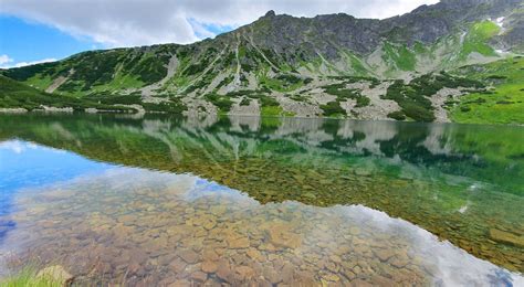 Tatrų kalnų panorama su Zakopanės miesteliu