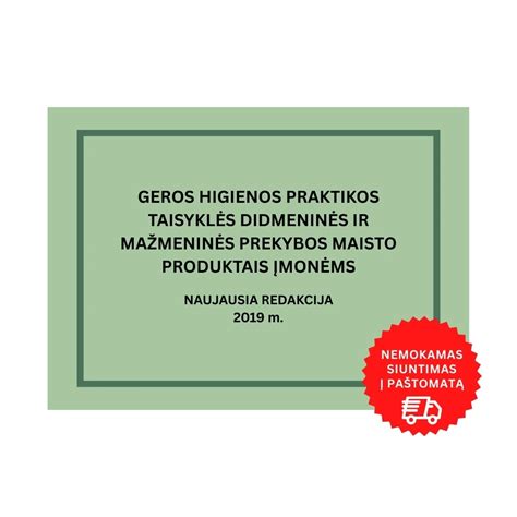 Maisto konservavimo higienos gairės