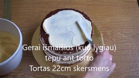 Torto dengimas cukrine mase