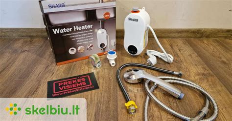 Vandens šildytuvo komplektacija