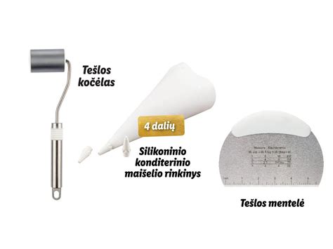 Senovinės konditerijos įrankiai ir ingredientai