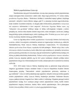 Mokslo populiarinimas renginiuose