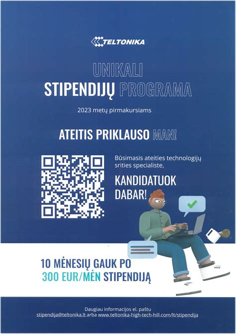 Stipendijų programa profesiniame moksle