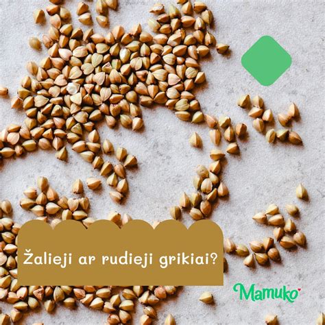 Žalių ir rudųjų grikių palyginimas