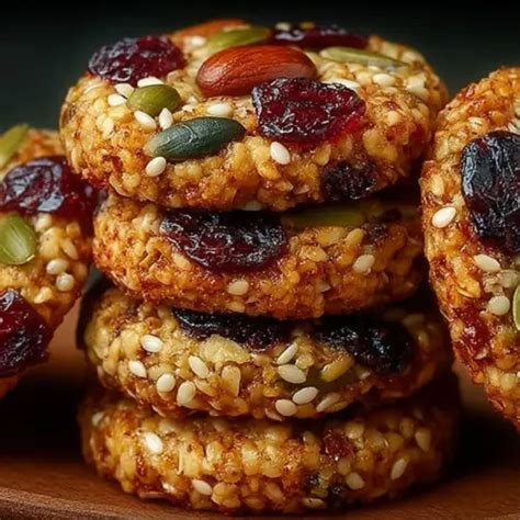 Healthy varškėčiai with fruit and nuts
