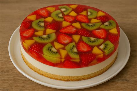 Spalvingas ir žaismingas želė tortas vaikams