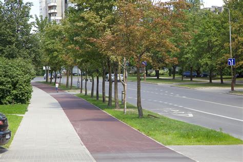 Dviračių takas Maironio gatvėje