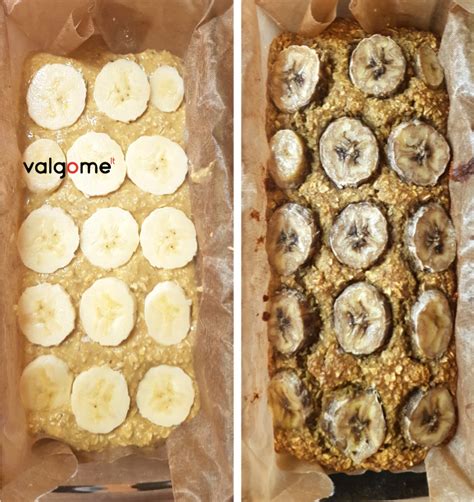 Greitos bananų duonos su avižiniais dribsniais ingredientai ir kepimo forma