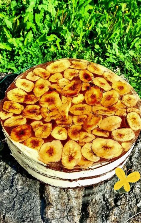 Šokoladinis tortas su bananais